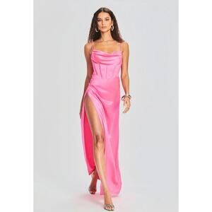 77. Retrofete Rosa Corset Dress Womens Medium Coquette Maximalism Glam Dollcore